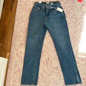 Good American Women's Straight Leg Jeans - Blue